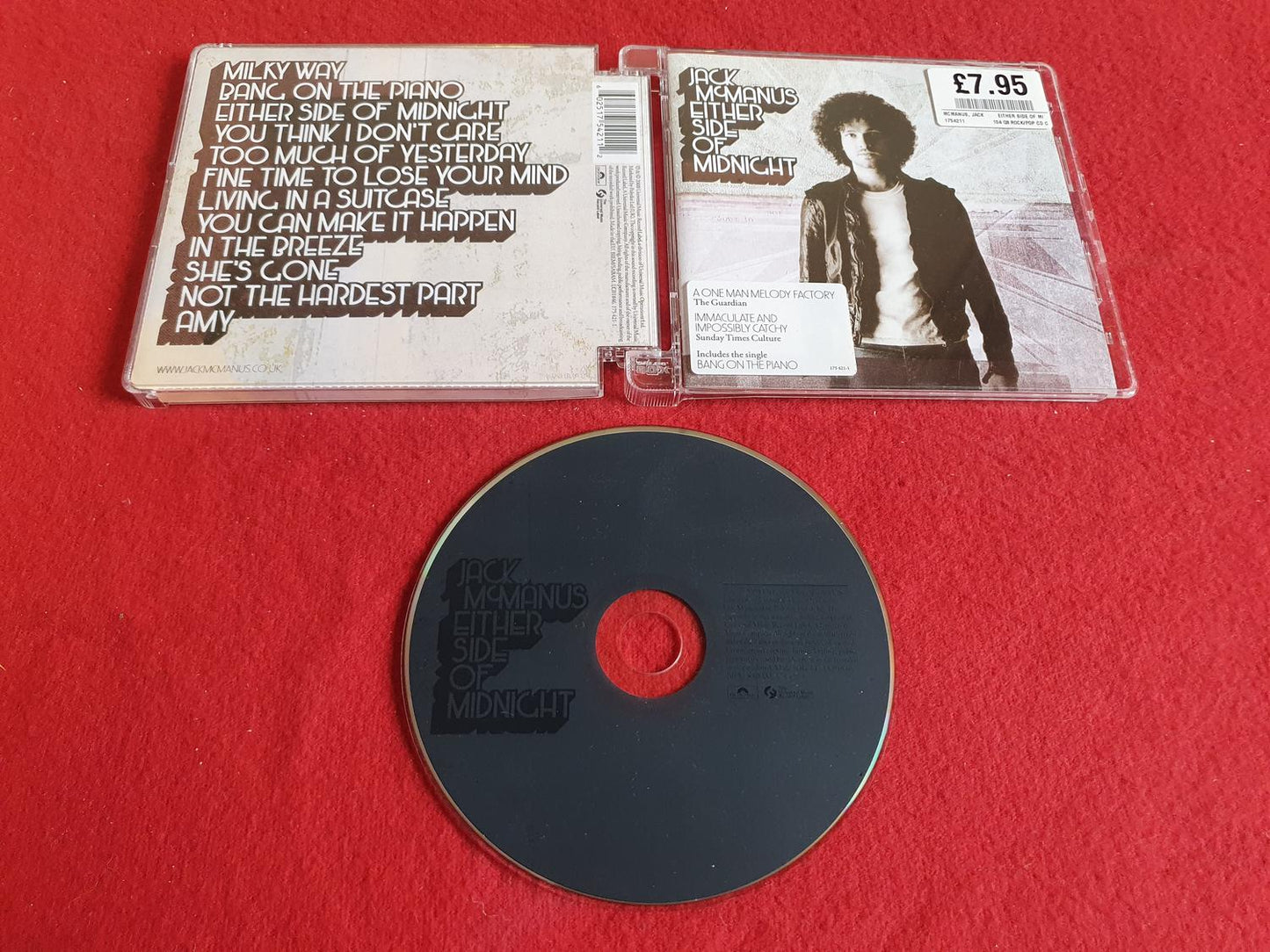 JACK MCMANUS EITHER SIDE OF MIDNIGHT till CD