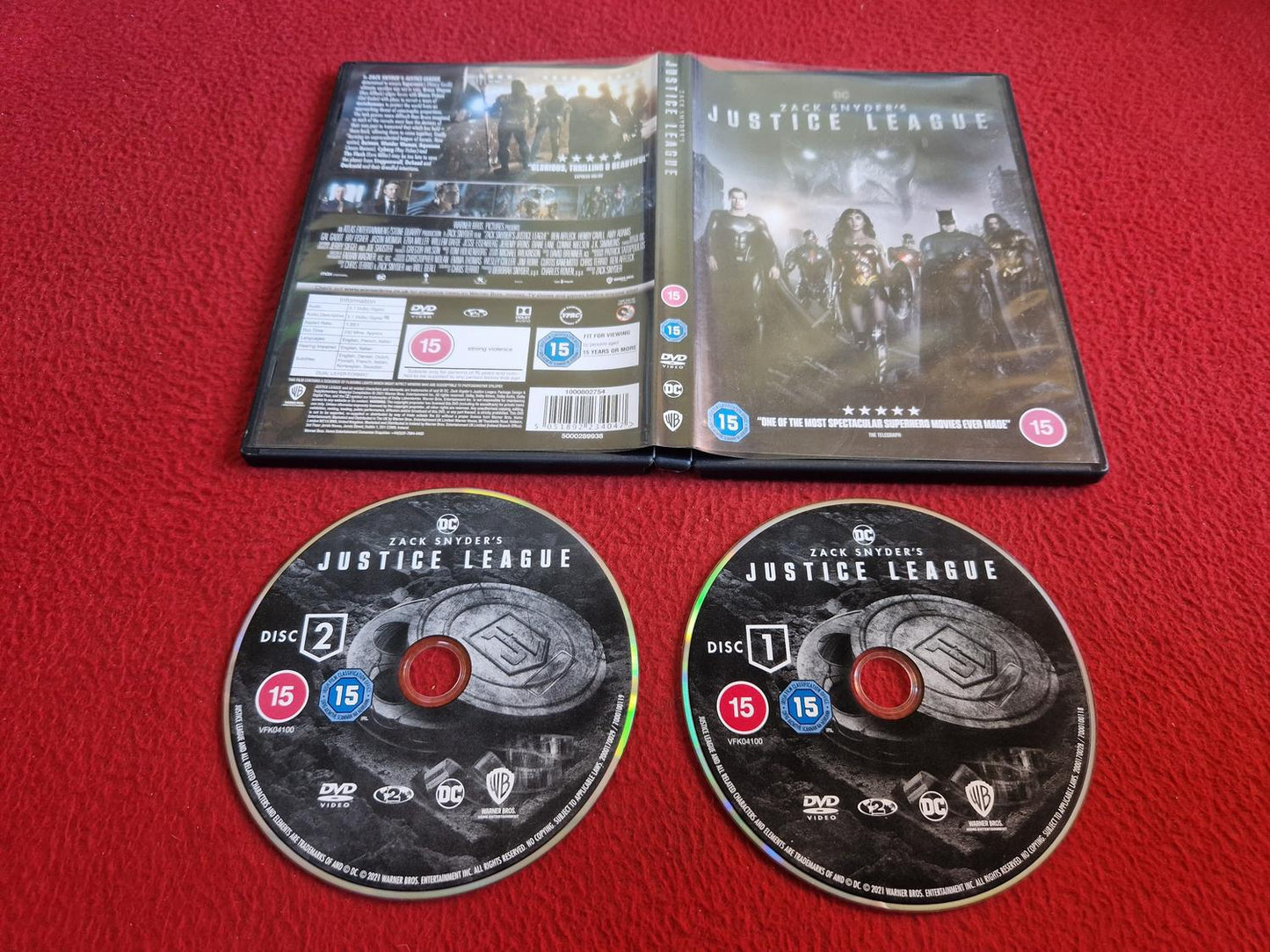 JACK SNYDER'S JUSTICE LEAGUE [ SVENSK TEXT ] DVD