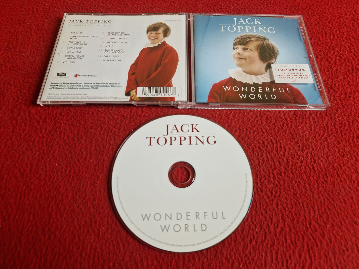 JACK TOPPING WONDERFUL WORLD CD