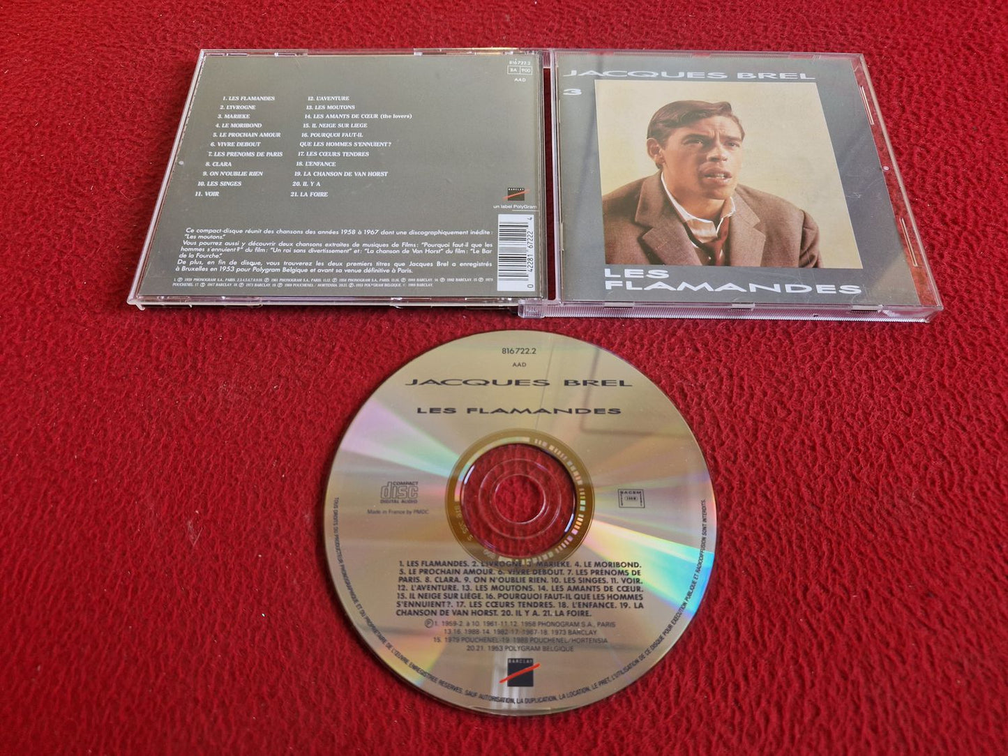 JACQUEZ BREL LES FLAMANDES CD