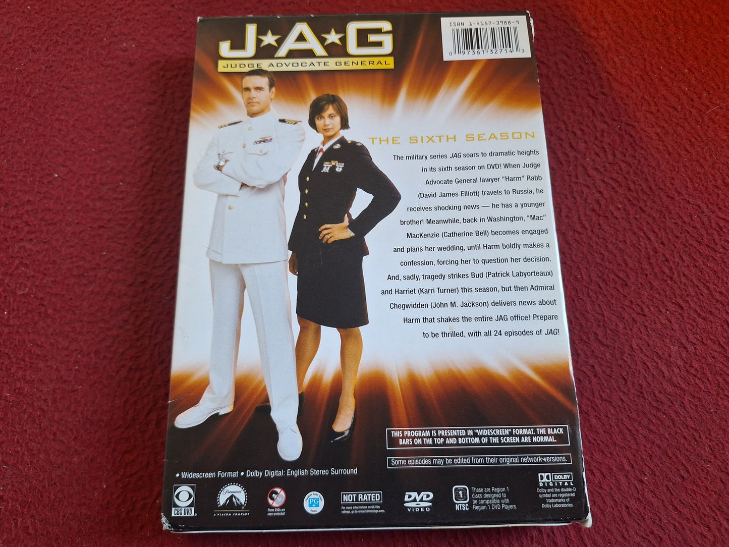 J*A*G JUDGE ADVOCATE GENERAL SEASON 6 [ REGION 1 / NTSC ] BOX DVD