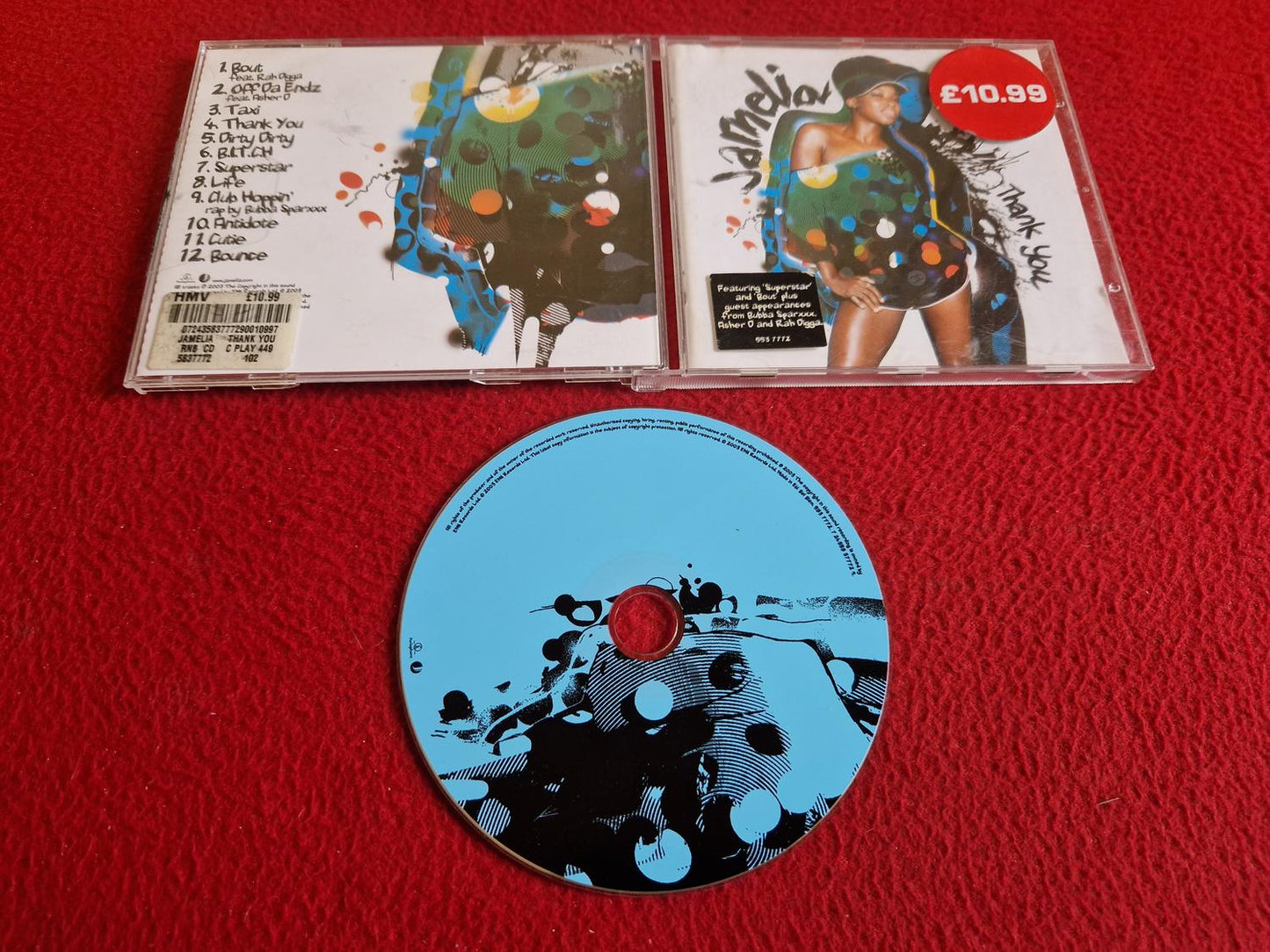JAMELIA THANK YOU CD