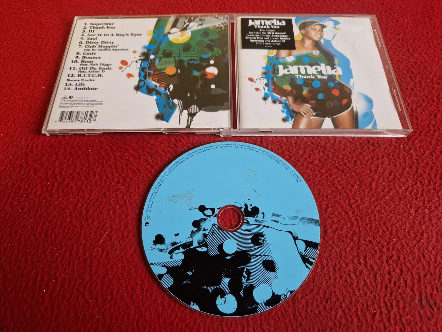 JAMELIA THANK YOU CD