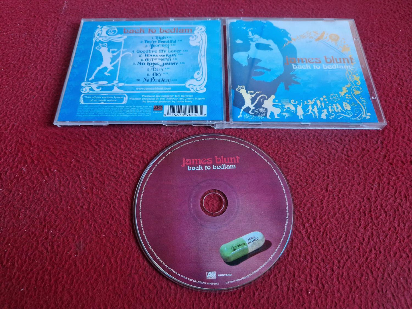 JAMES BLUNT BACK TO BEDLAM CD