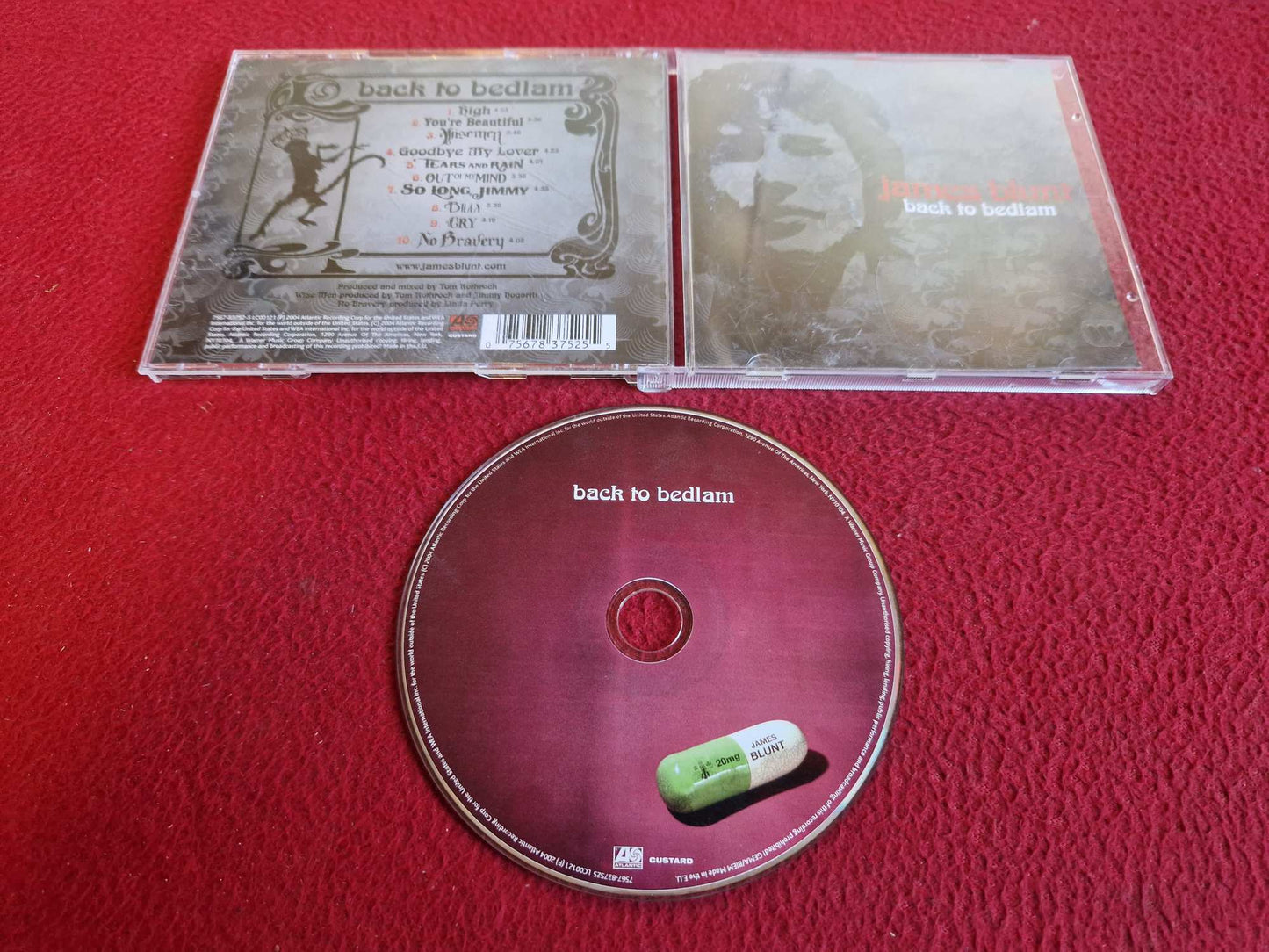 JAMES BLUNT BACK TO BEDLAM CD