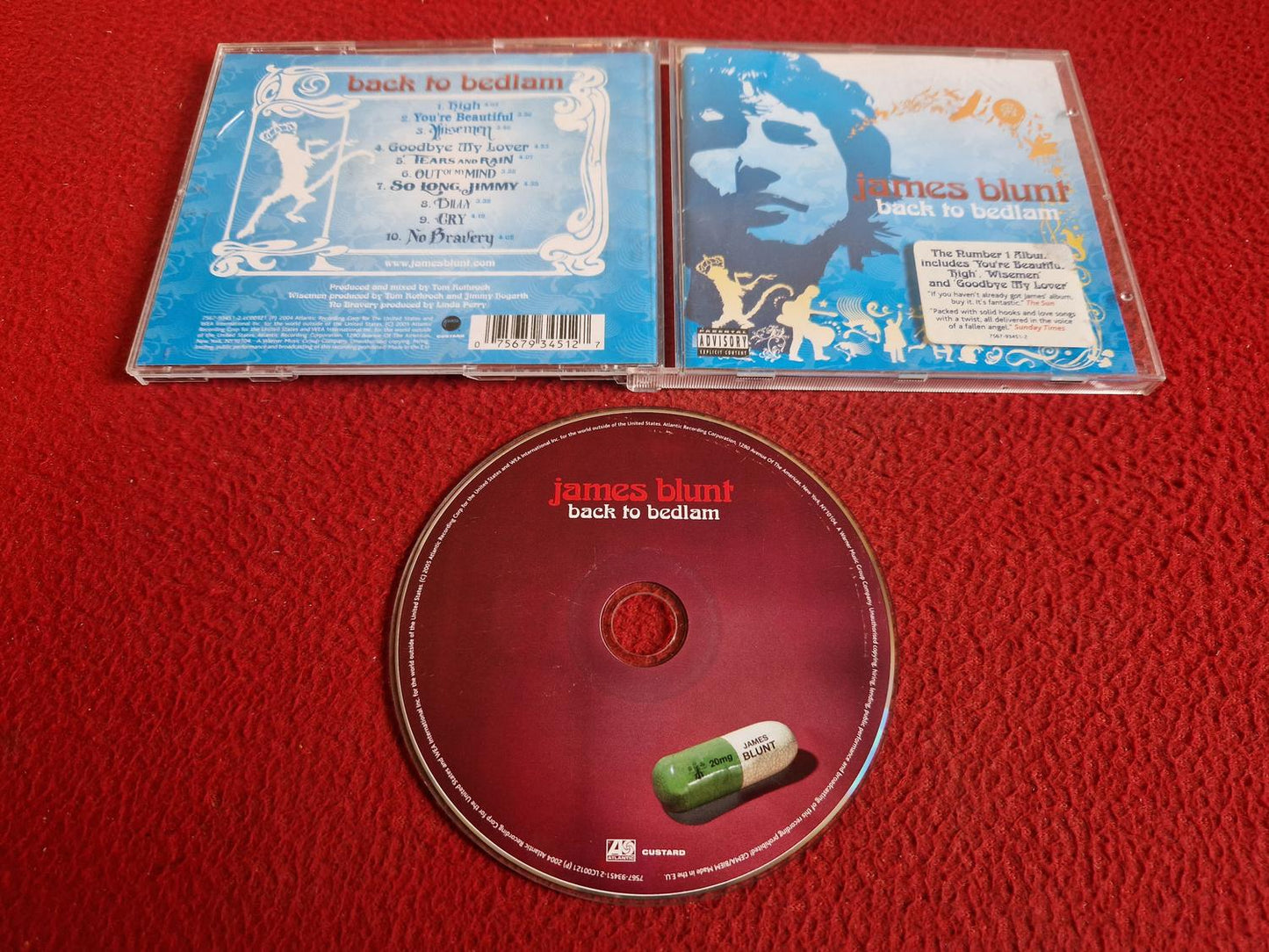 JAMES BLUNT BACK TO BEDLAM CD