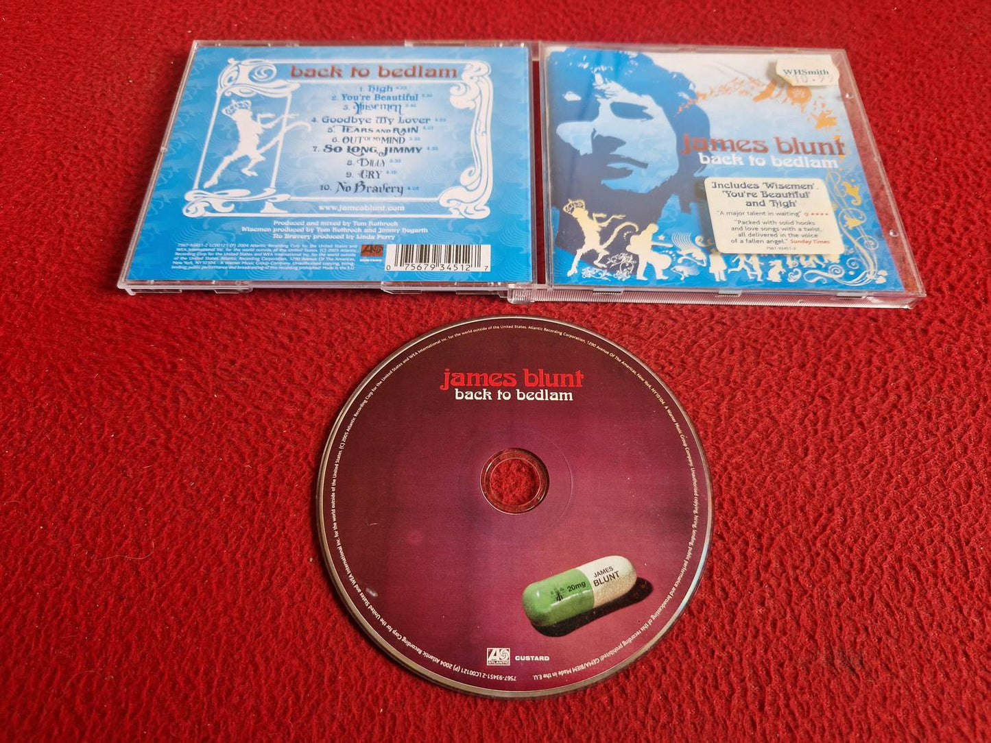 JAMES BLUNT BACK TO BEDLAM CD