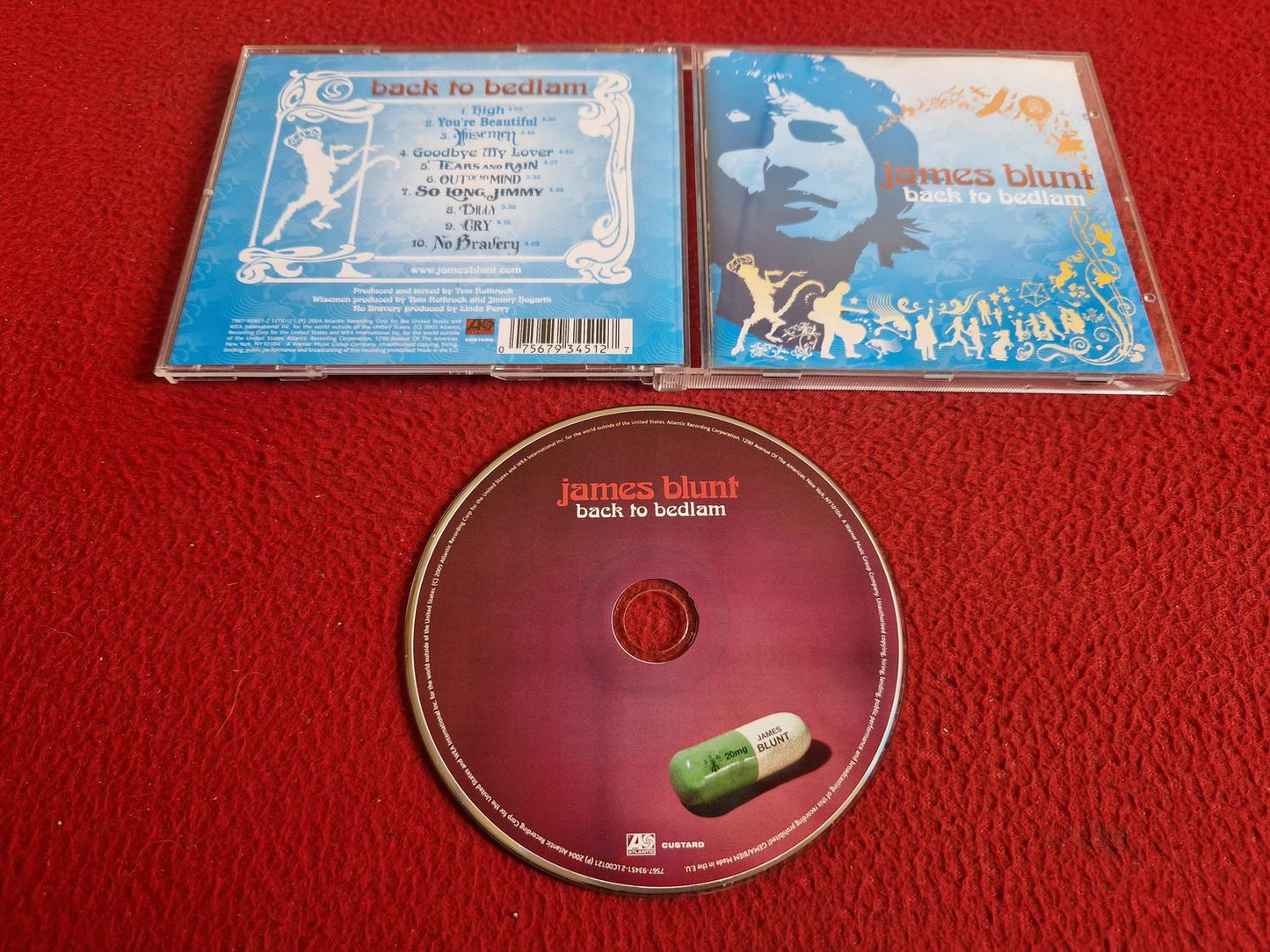 JAMES BLUNT BACK TO BEDLAM CD