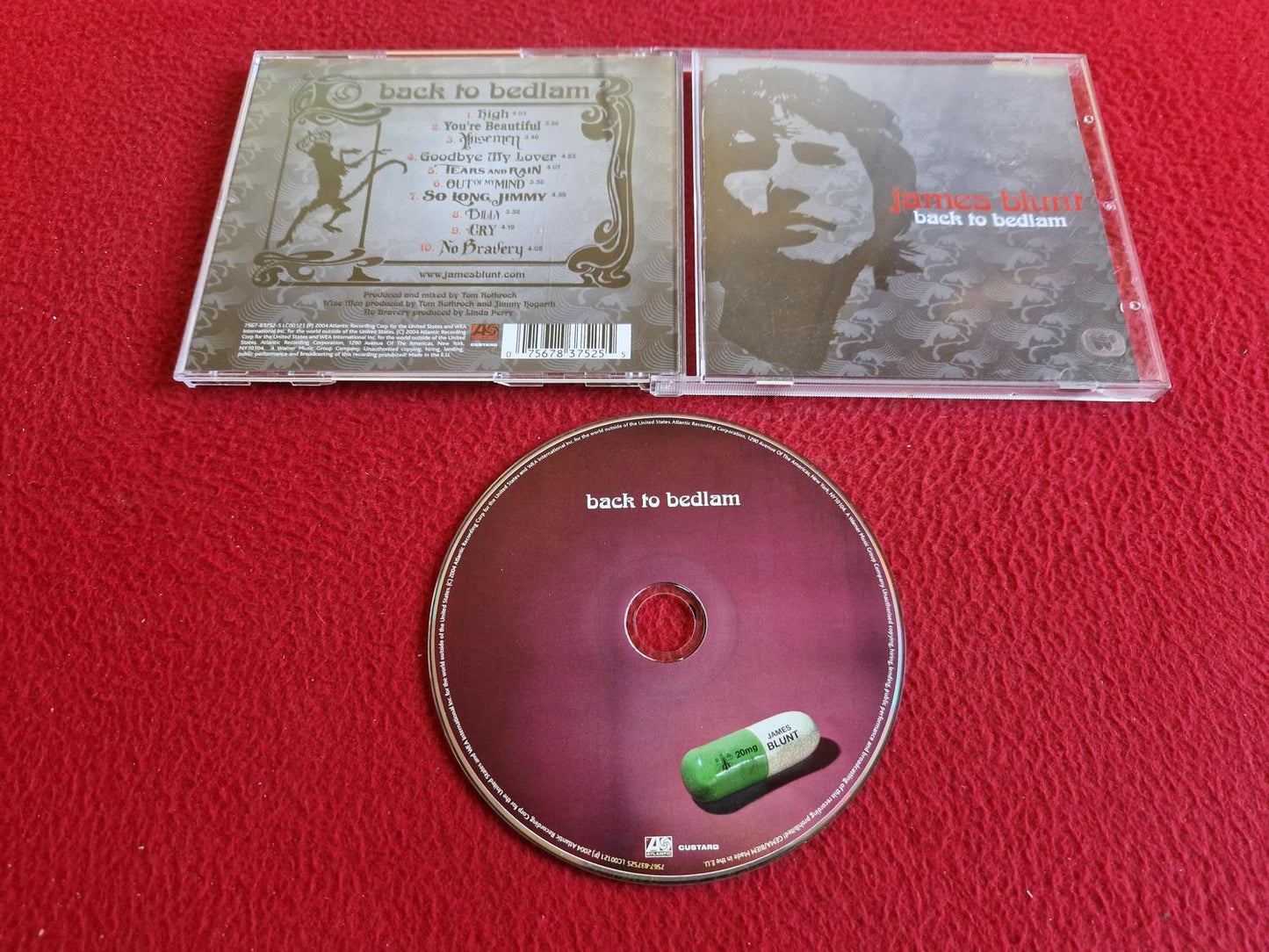 JAMES BLUNT BACK TO BEDLAM CD
