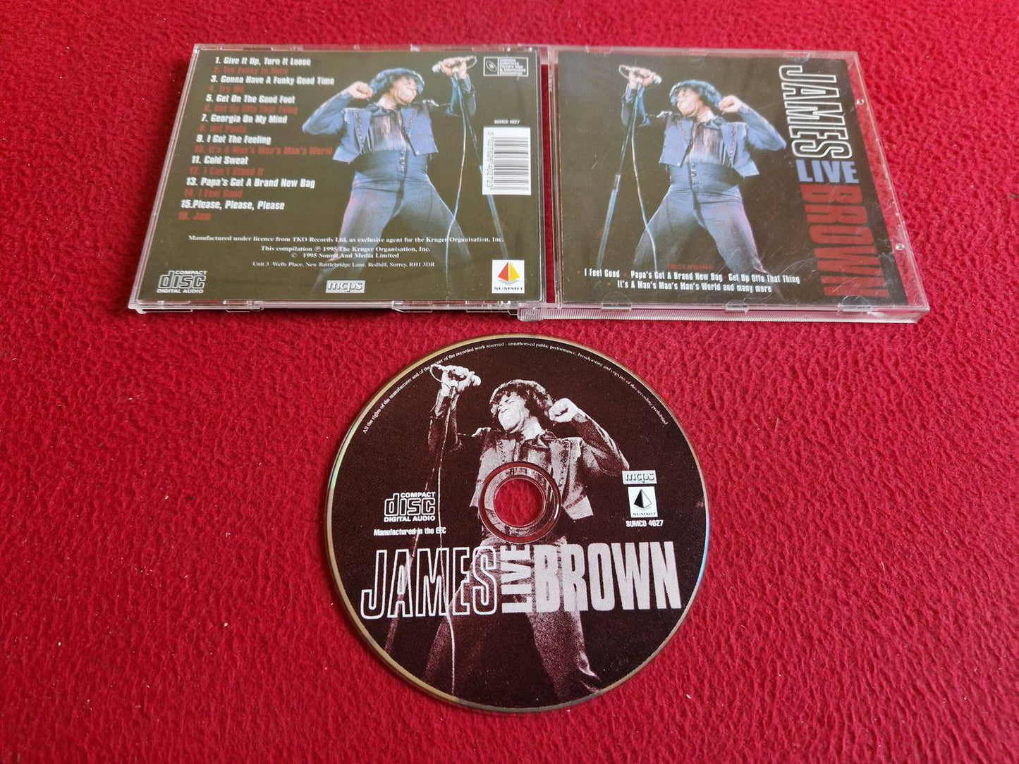 JAMES BROWN LIVE CD