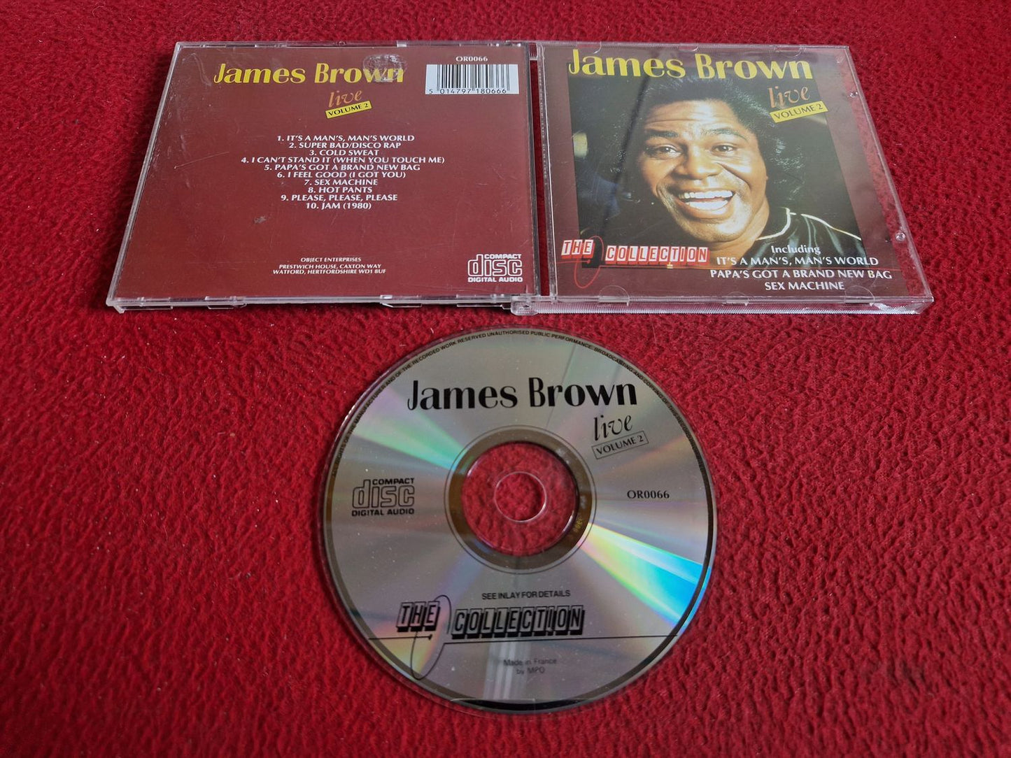 JAMES BROWN LIVE VOLUME 2 CD