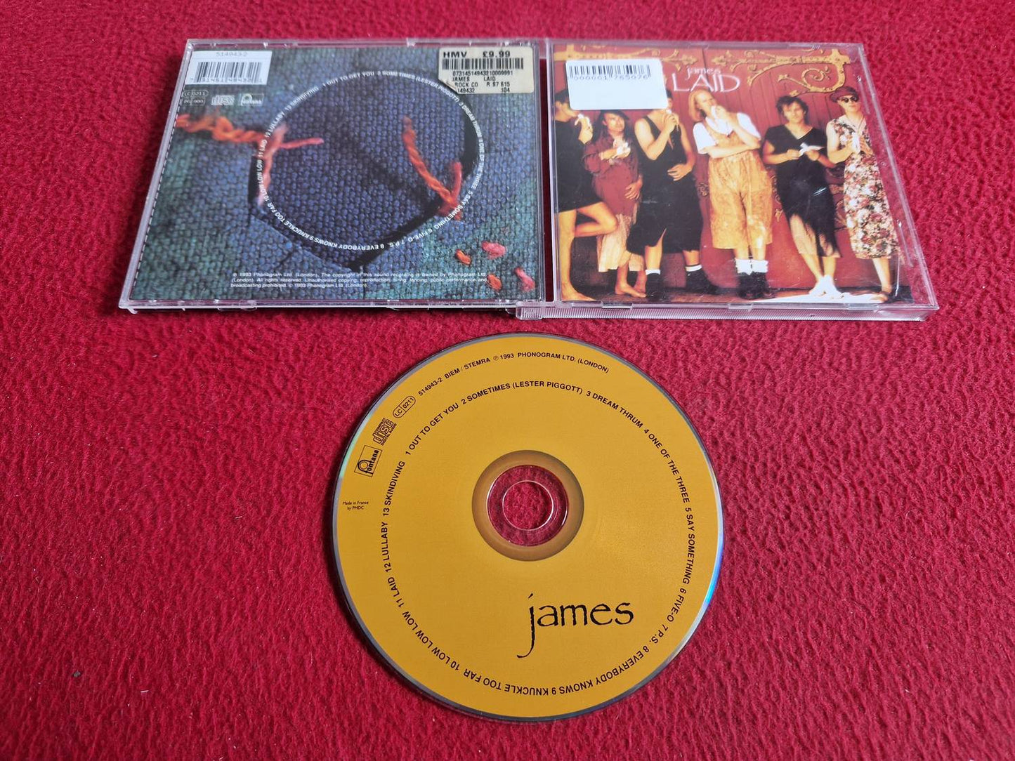 JAMES LAID CD