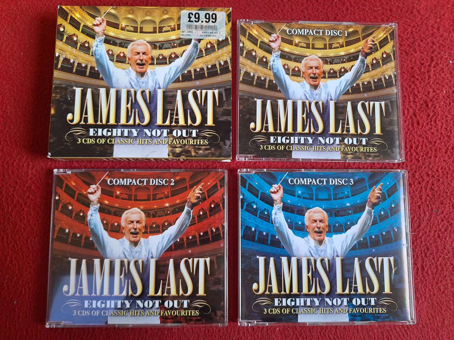 JAMES LAST EIGHTY NOT OUT CD BOX