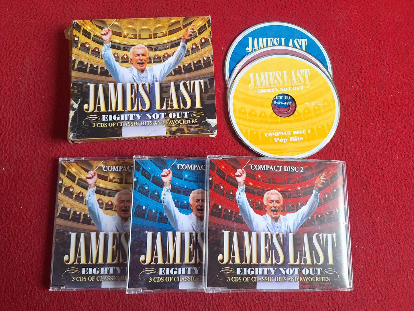JAMES LAST EIGHTY NOT OUT CD BOX