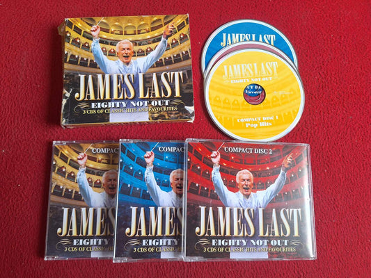 JAMES LAST EIGHTY NOT OUT CD BOX