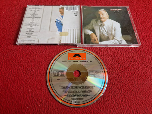 JAMES LAST LEAVE THE BEST TO LAST CD