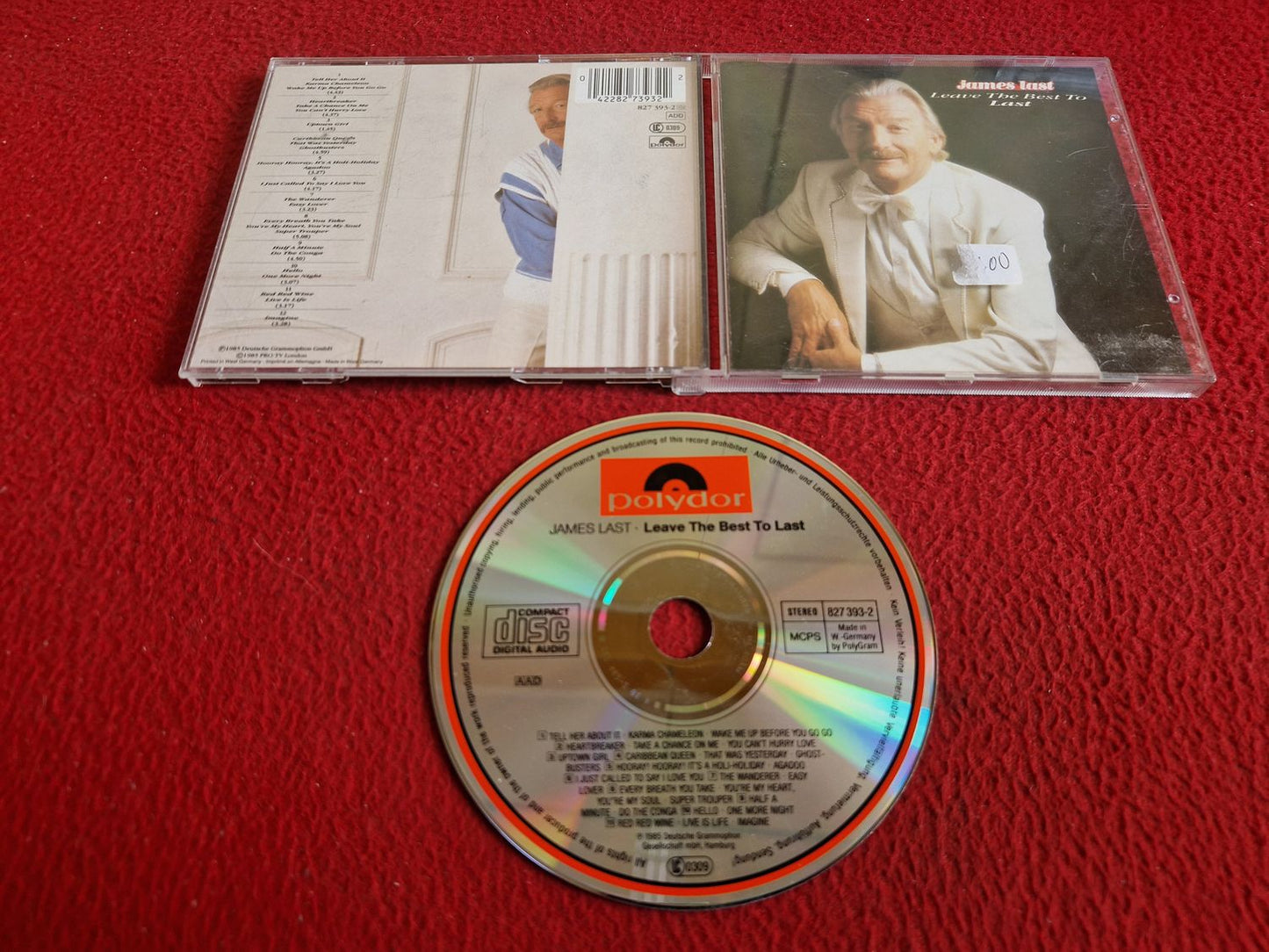 JAMES LAST LEAVE THE BEST TO LAST CD