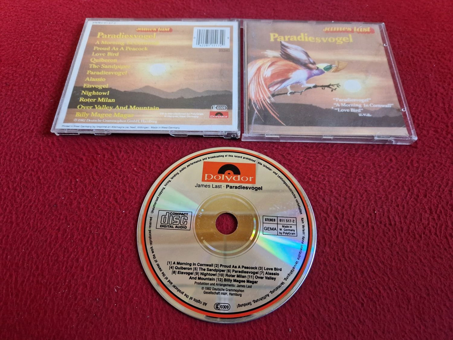 JAMES LAST PARADIESVOGEL CD
