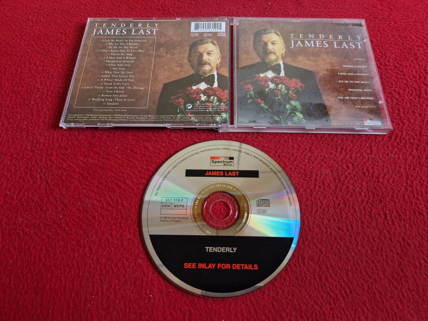 JAMES LAST TENDERLY CD