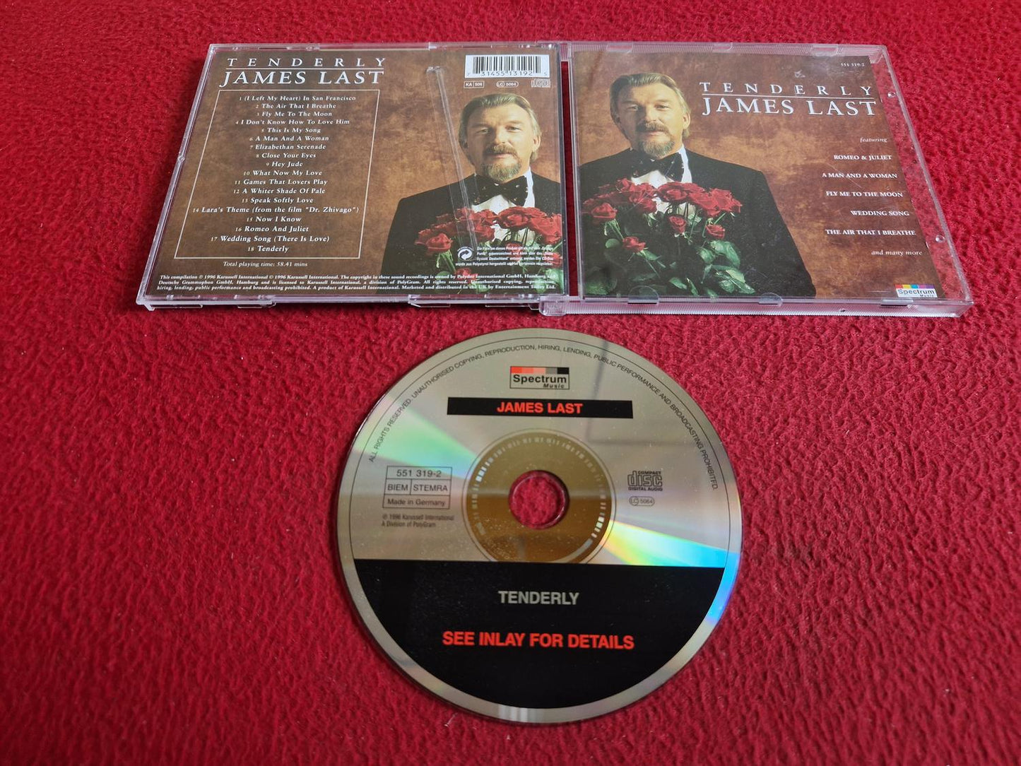JAMES LAST TENDERLY CD