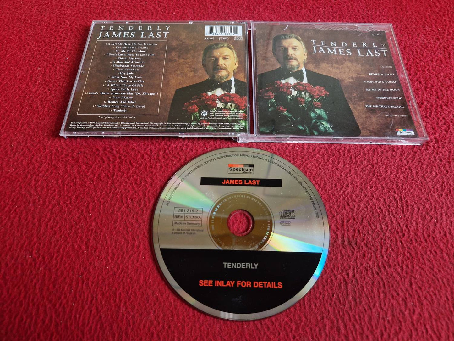 JAMES LAST TENDERLY CD