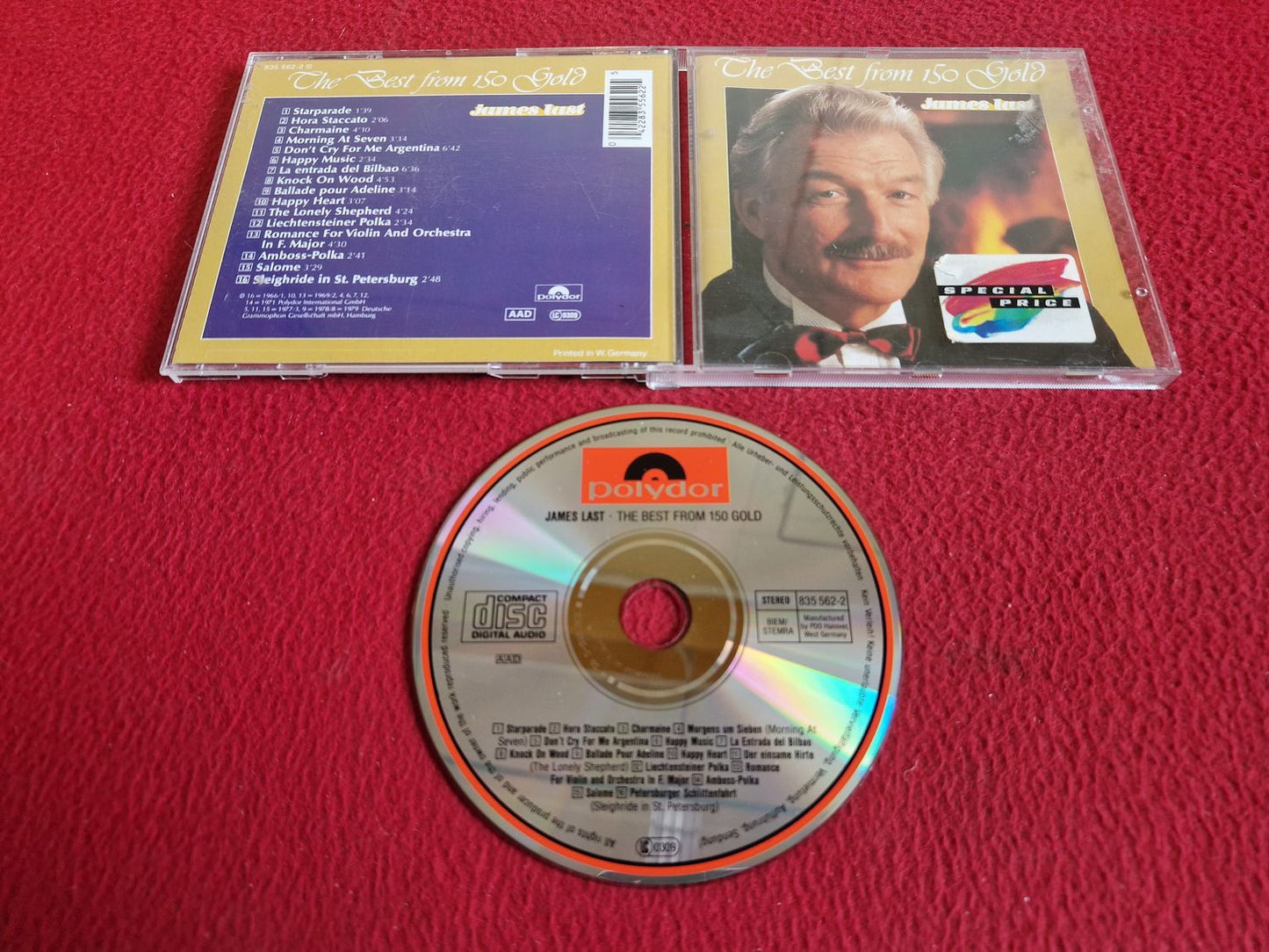 JAMES LAST THE BEST FROM 150 GOLD CD