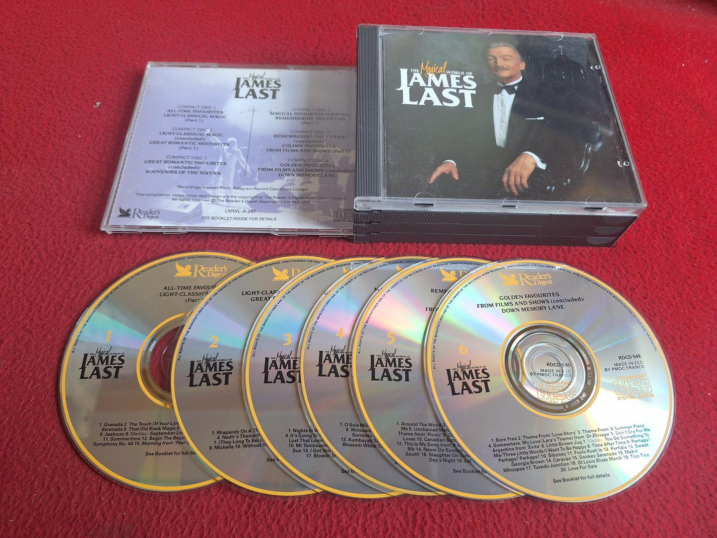 JAMES LAST THE MAGICAL WORLD OF CD BOX