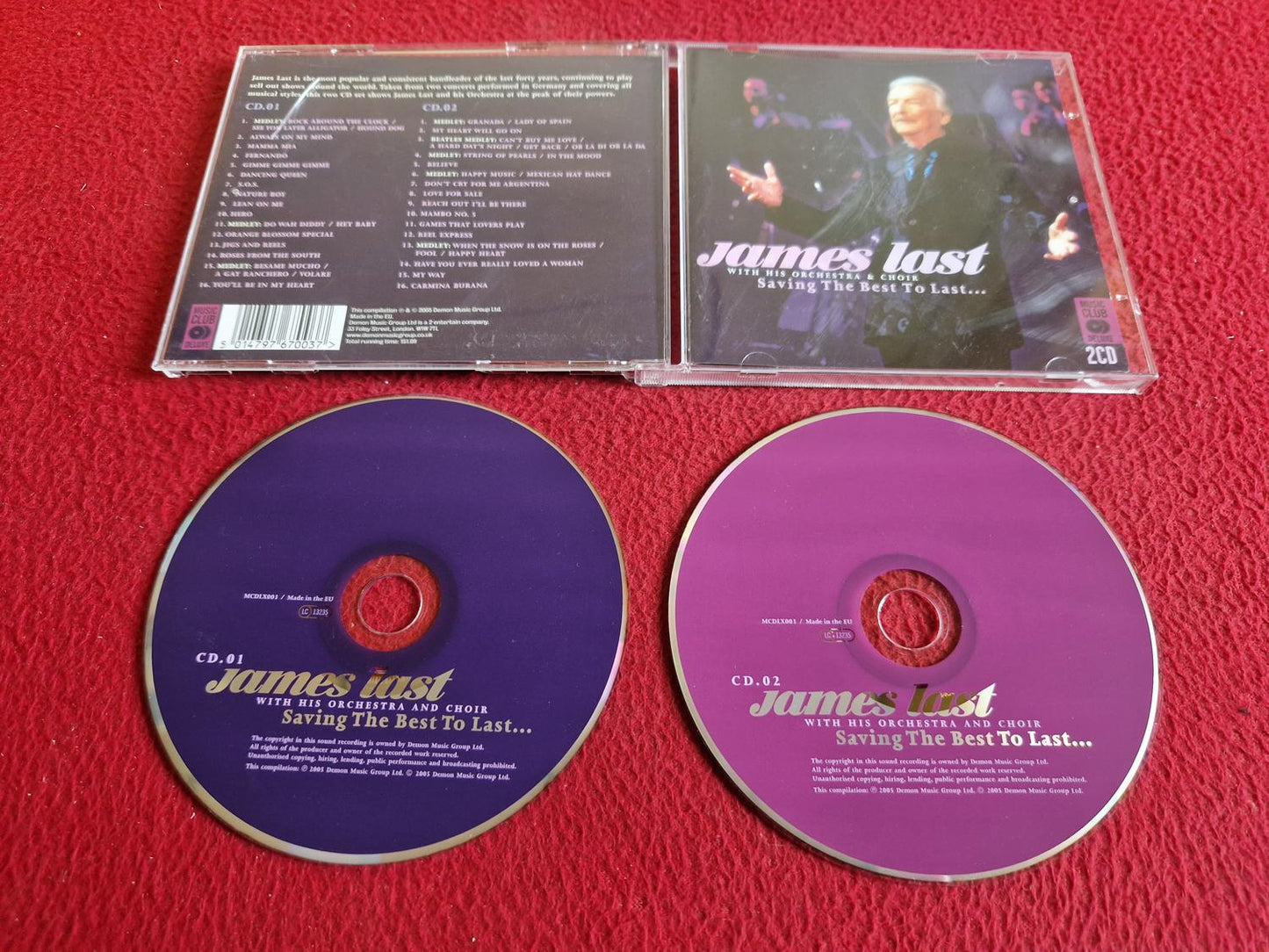 JAMES LAST WITH HIS ORCHESTRA & CHOIR SAVING THE BEST TO LAST... CD