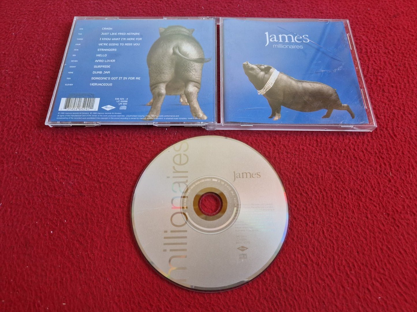 JAMES MILLIONAIRES CD