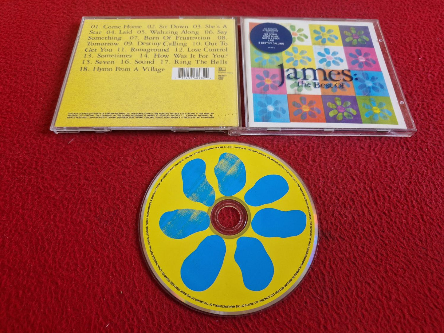 JAMES THE BEST OF CD