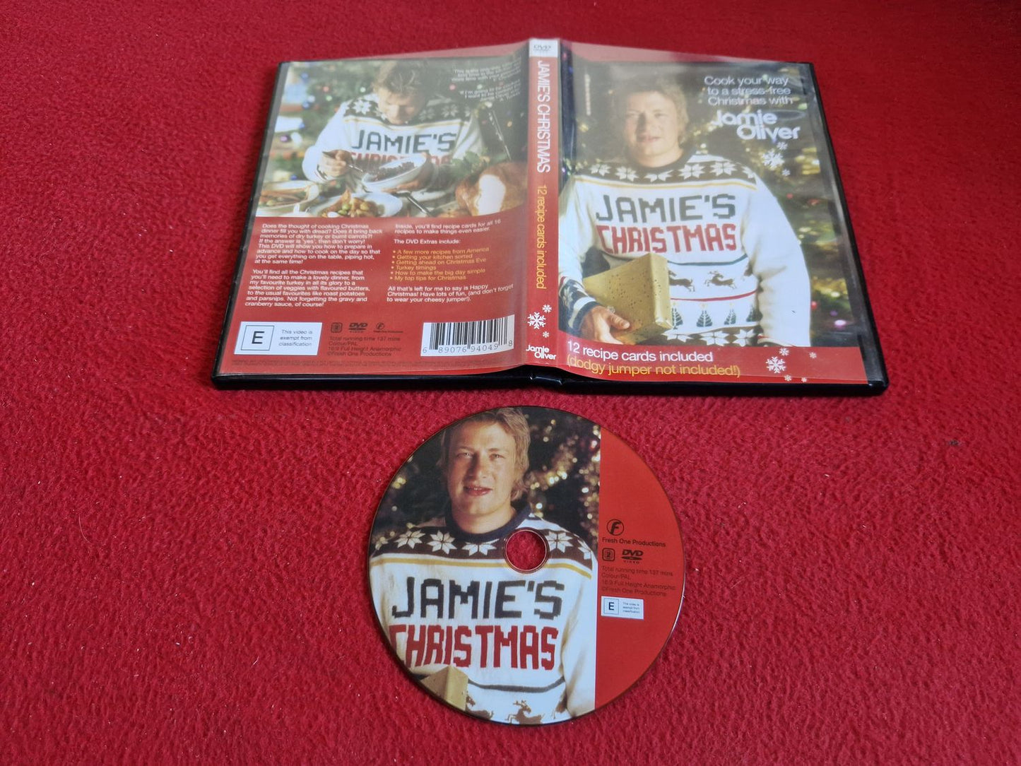 JAMIE'S CHRISTMAS JAMIE OLIVER DVD