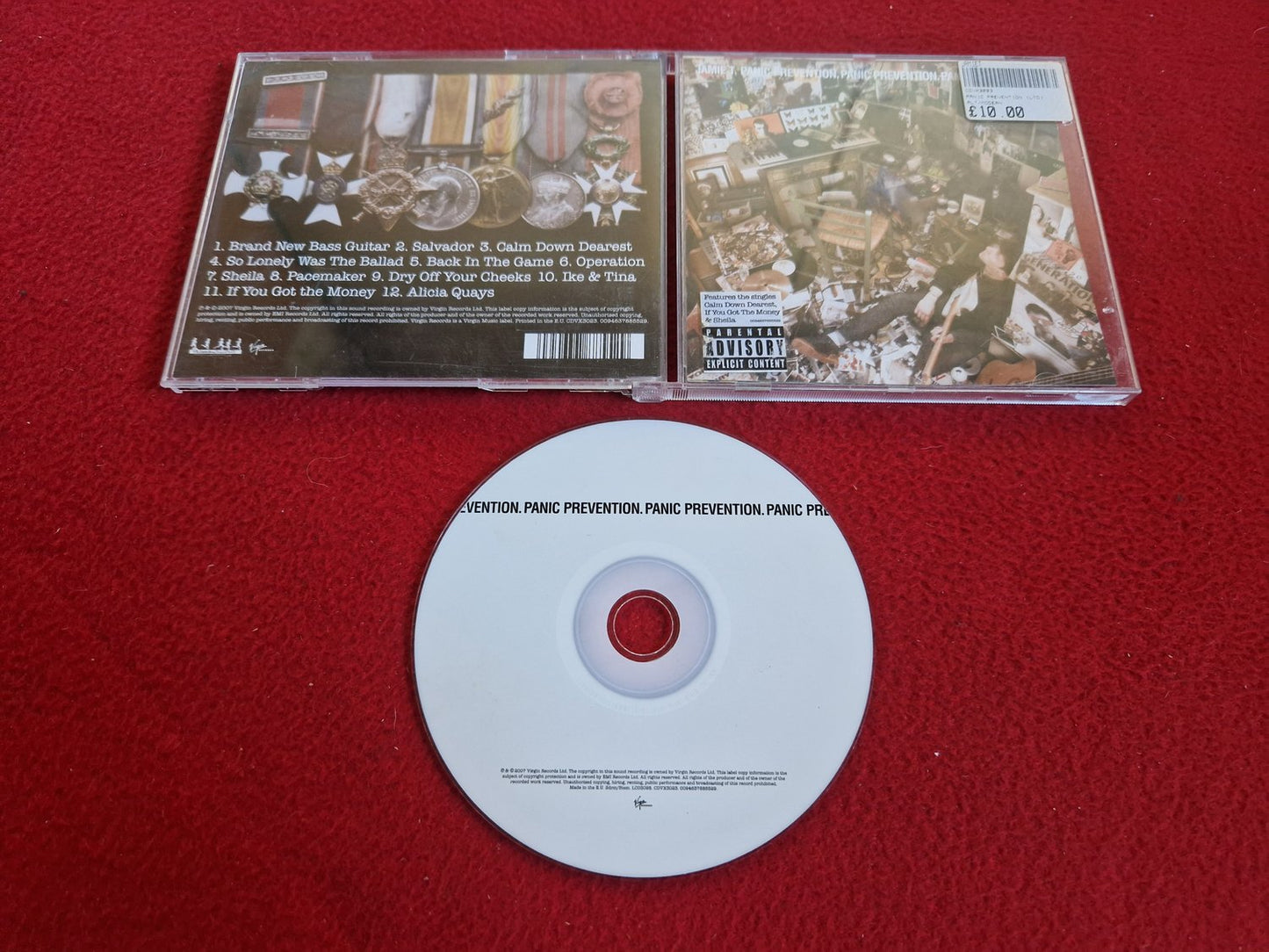 JAMIE T PANIC PREVENTION CD