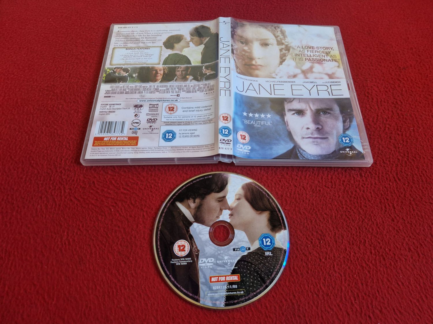 JANE EYRE DVD