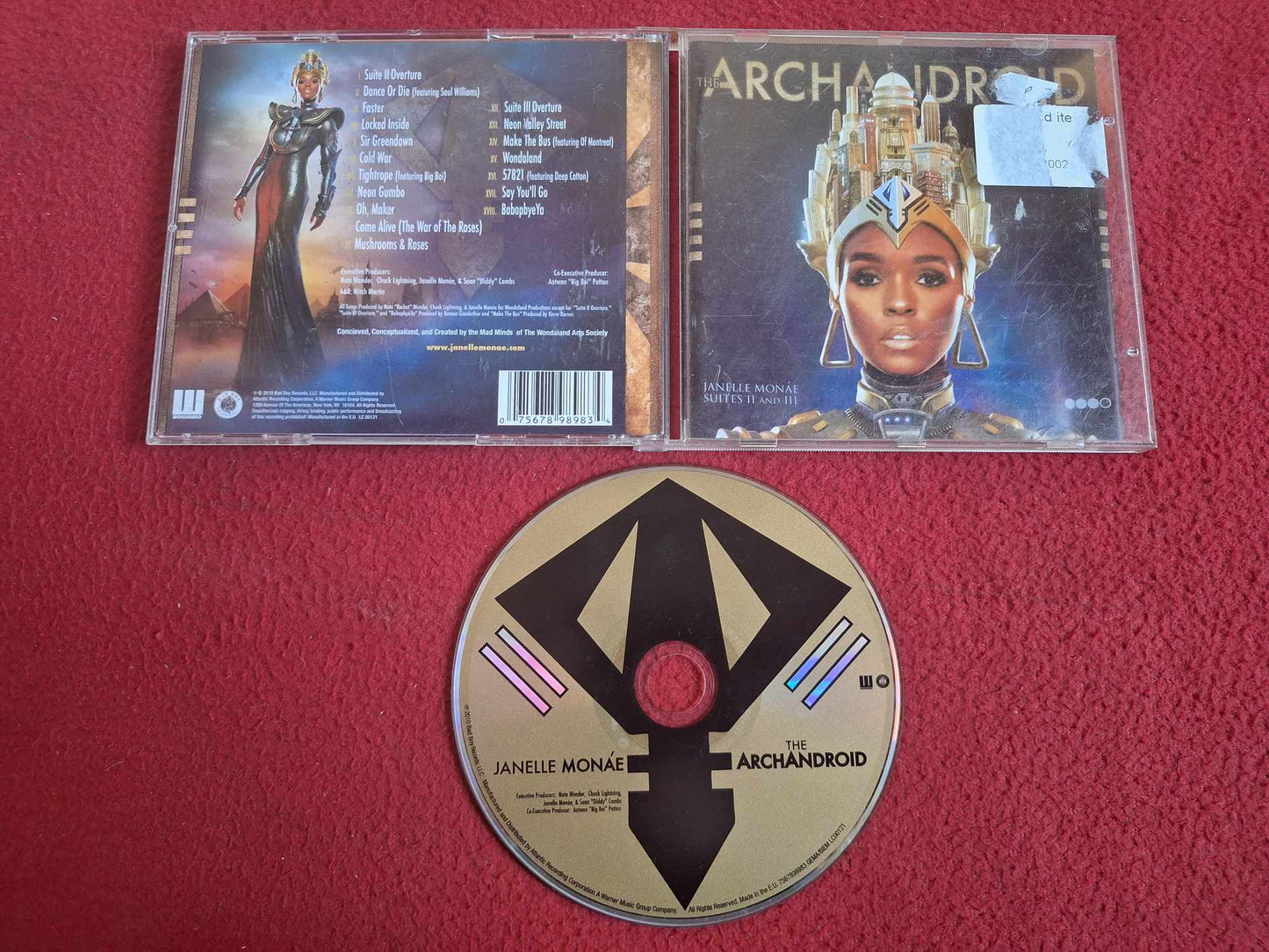 JANELLE MONAE THE ARCHANDROID CD