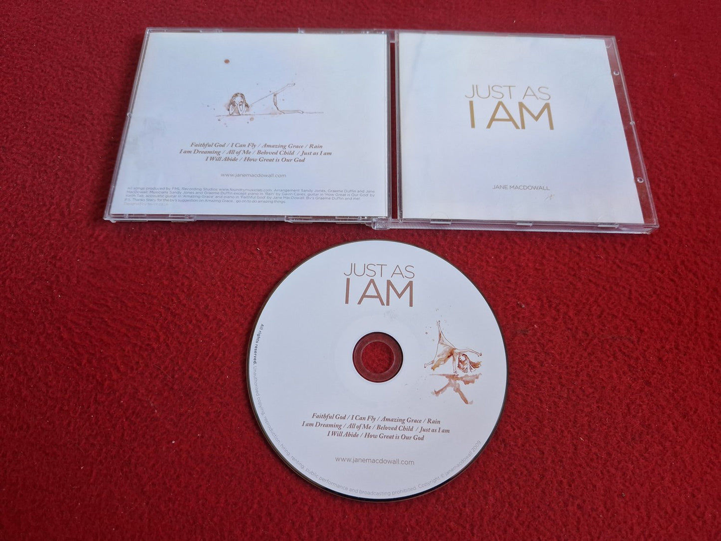 JANE MACDOWALL JUST AS I AM CD