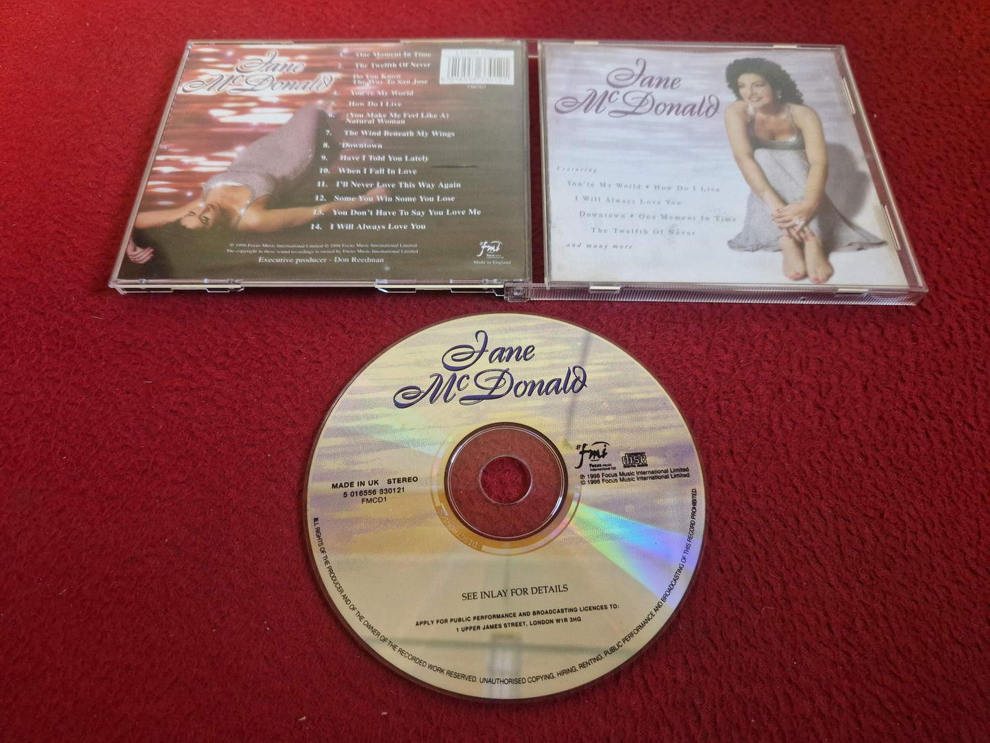 JANE MCDONALD - JANE MCDONALD CD