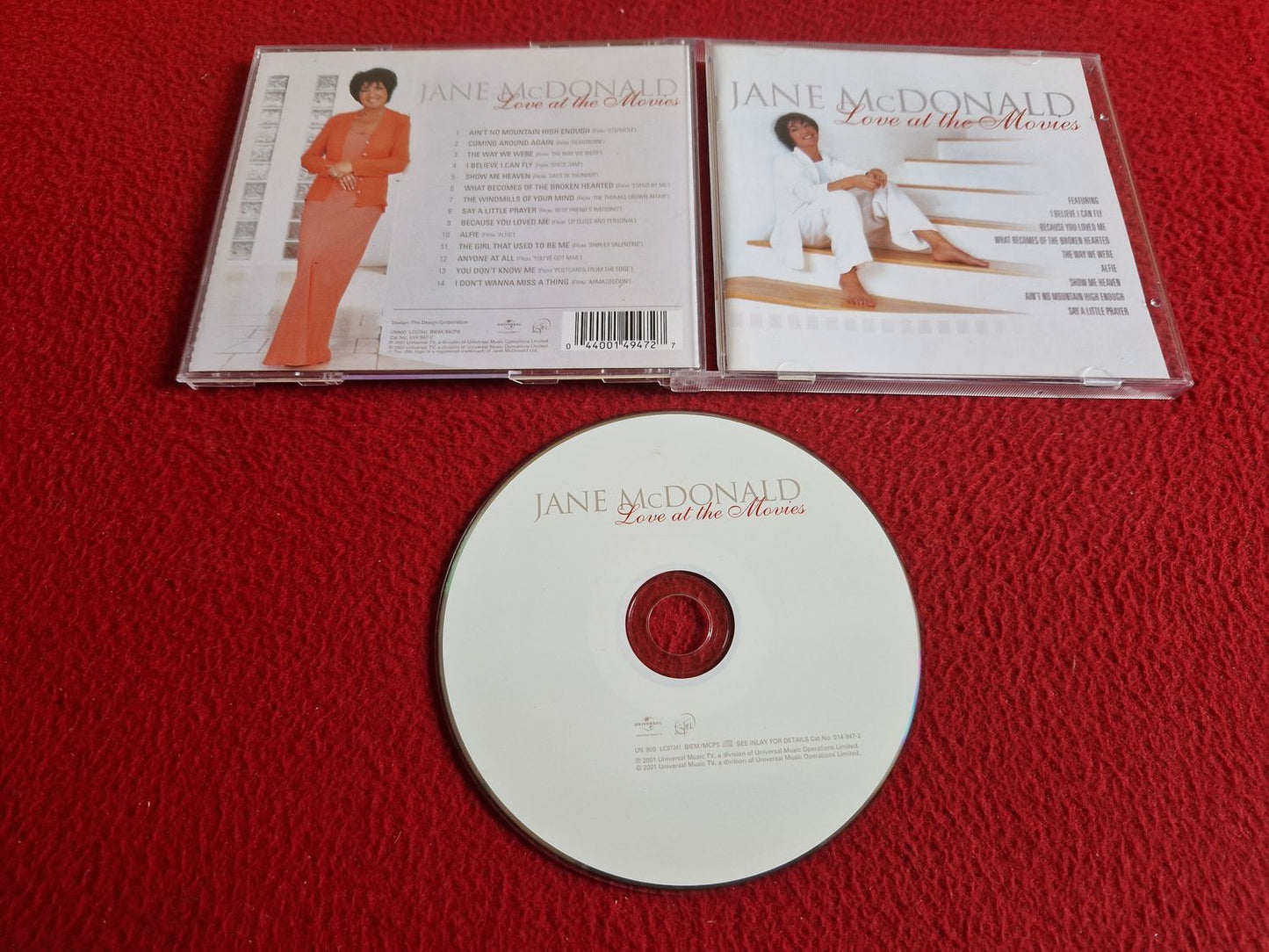JANE MCDONALD LOVE AT THE MOVIES CD