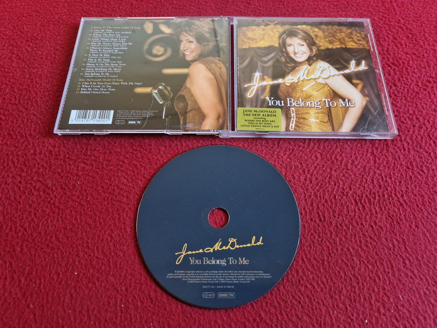 JANE MCDONALD YOU BELONG TO ME CD