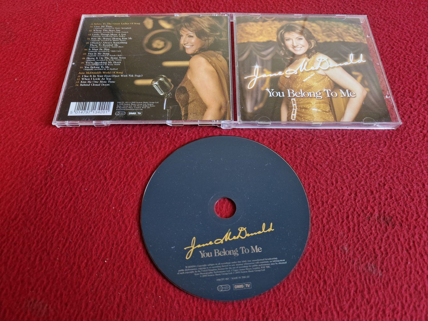 JANE MCDONALD YOU BELONG TO ME CD