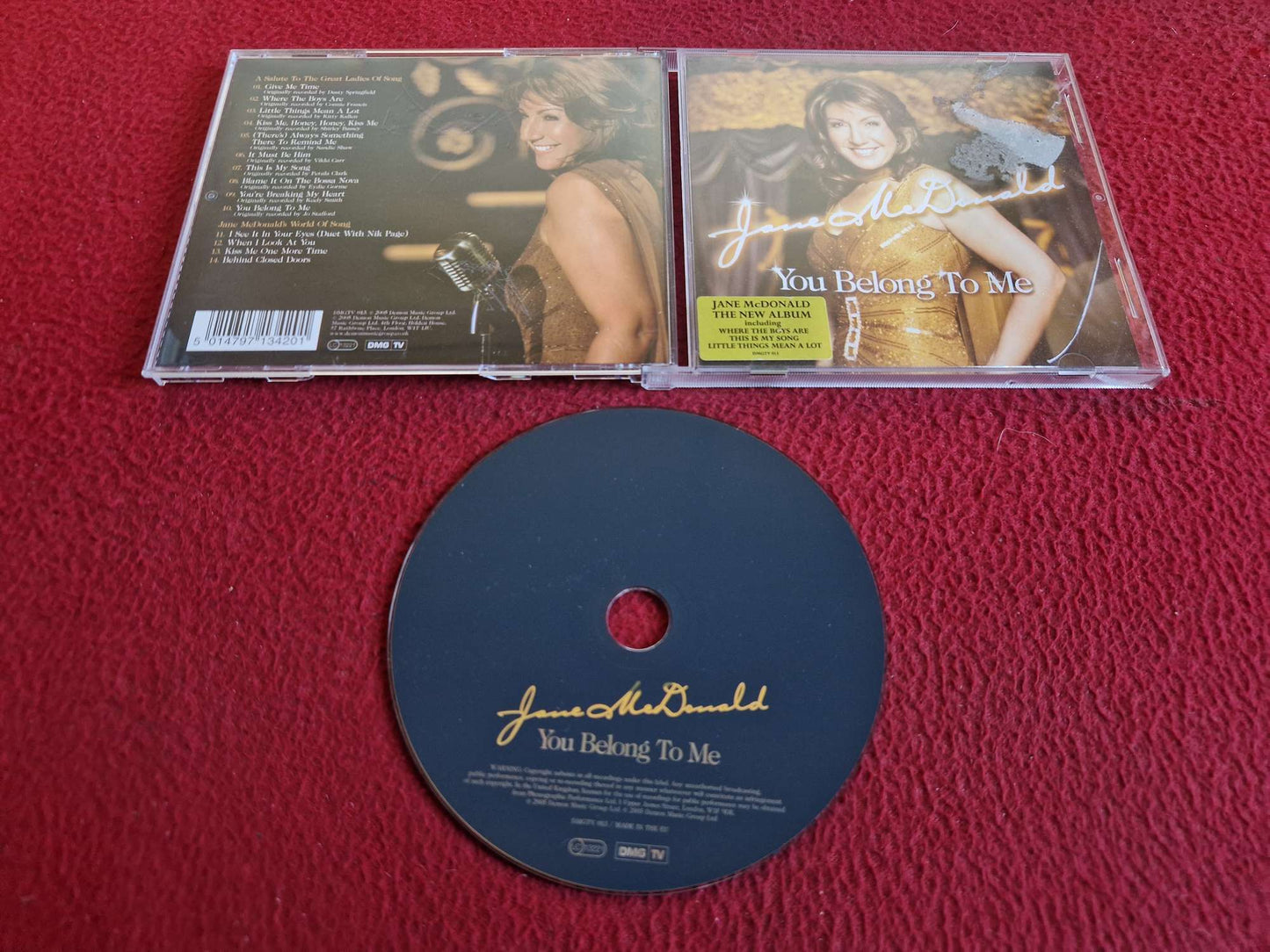 JANE MCDONALD YOU BELONG TO ME CD