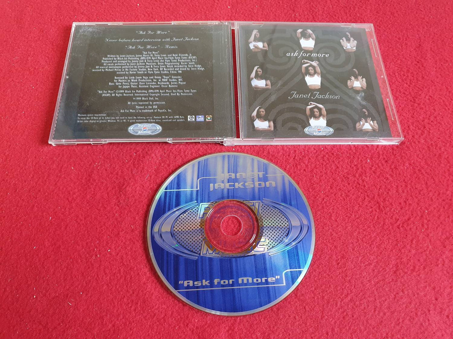 JANET JACKSON ASK FOR MORE till CD