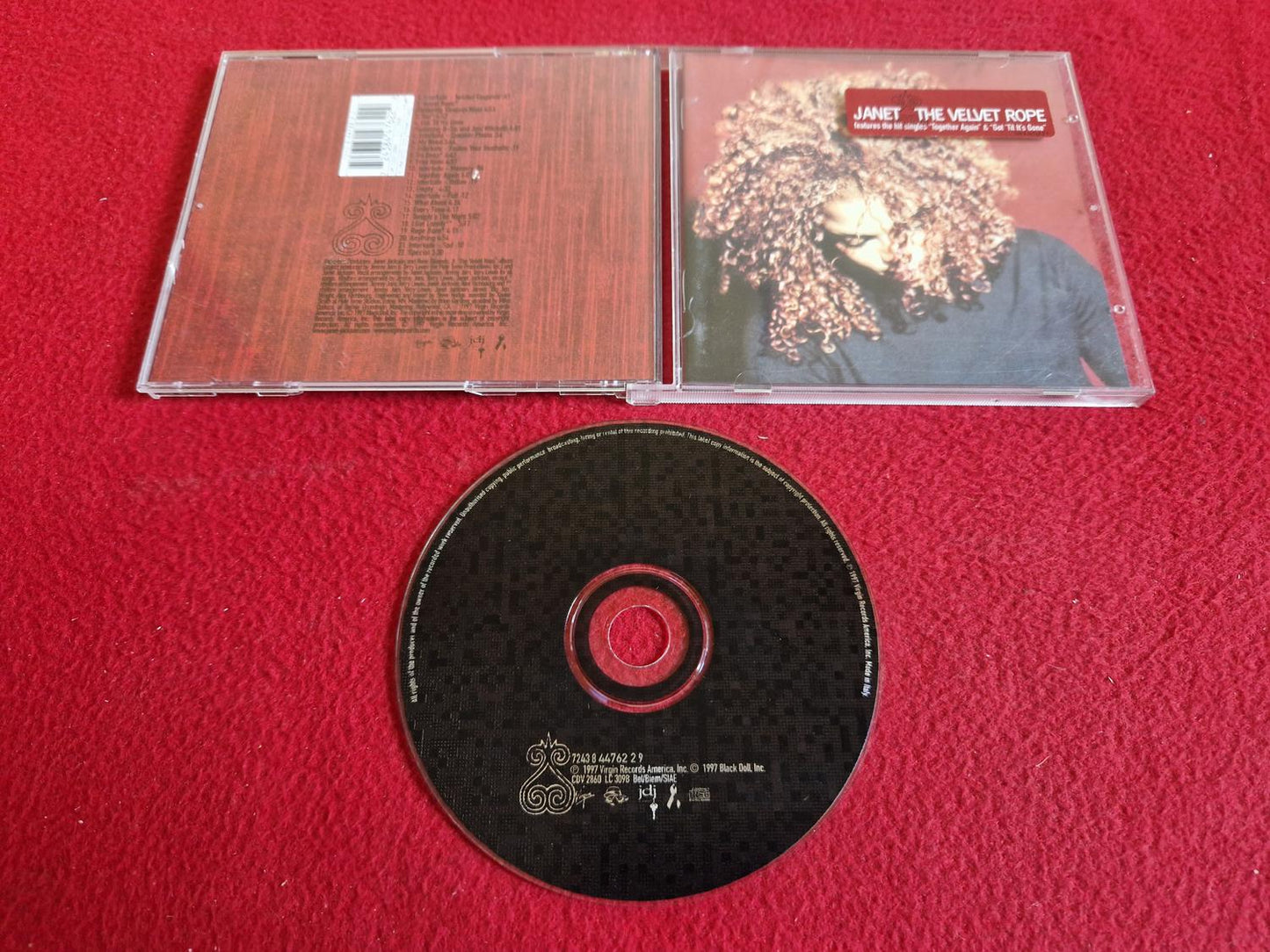 JANET JACKSON THE VELVET ROPE CD