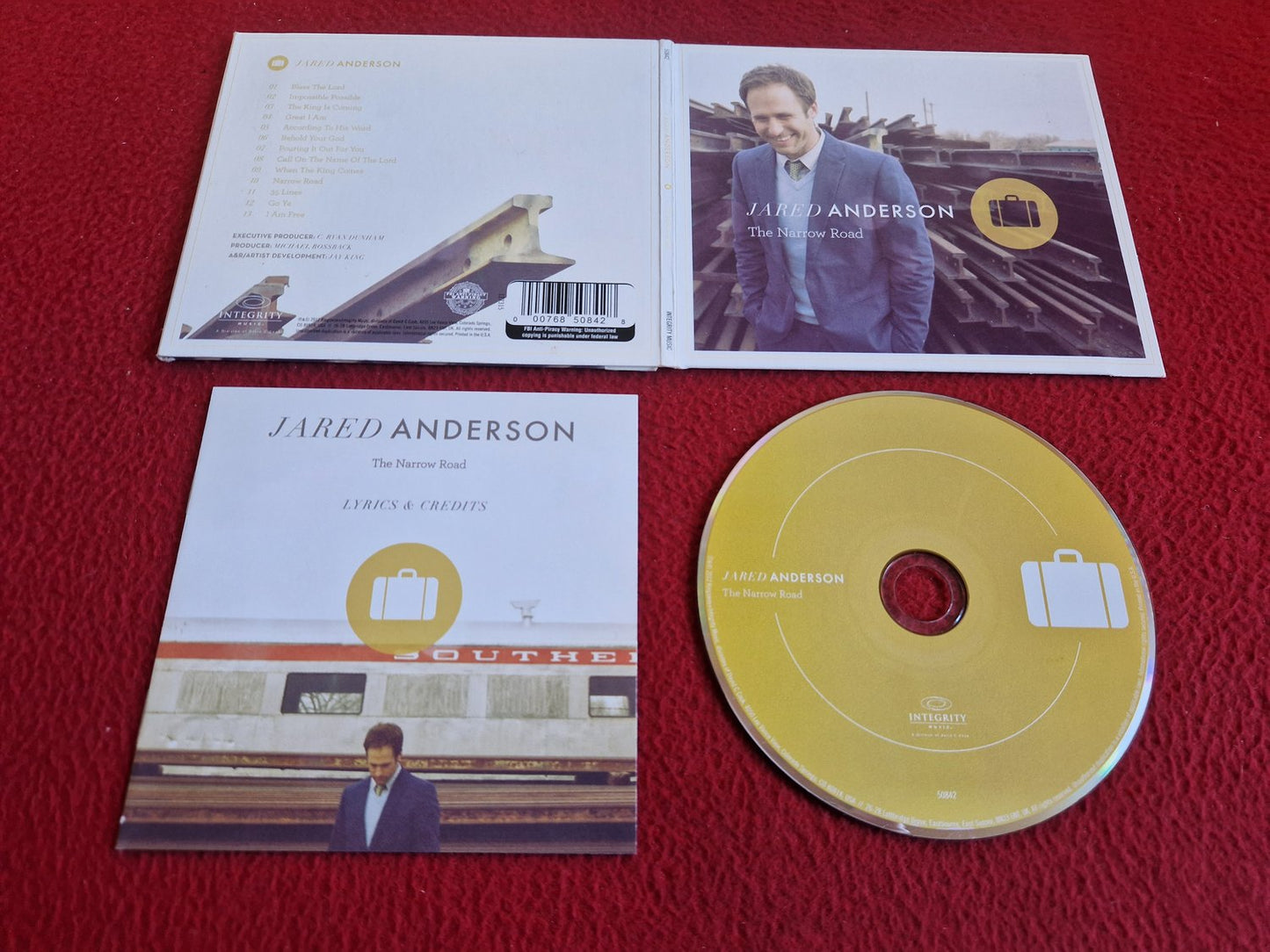 JARED ANDERSON THE NARROW ROAD CD