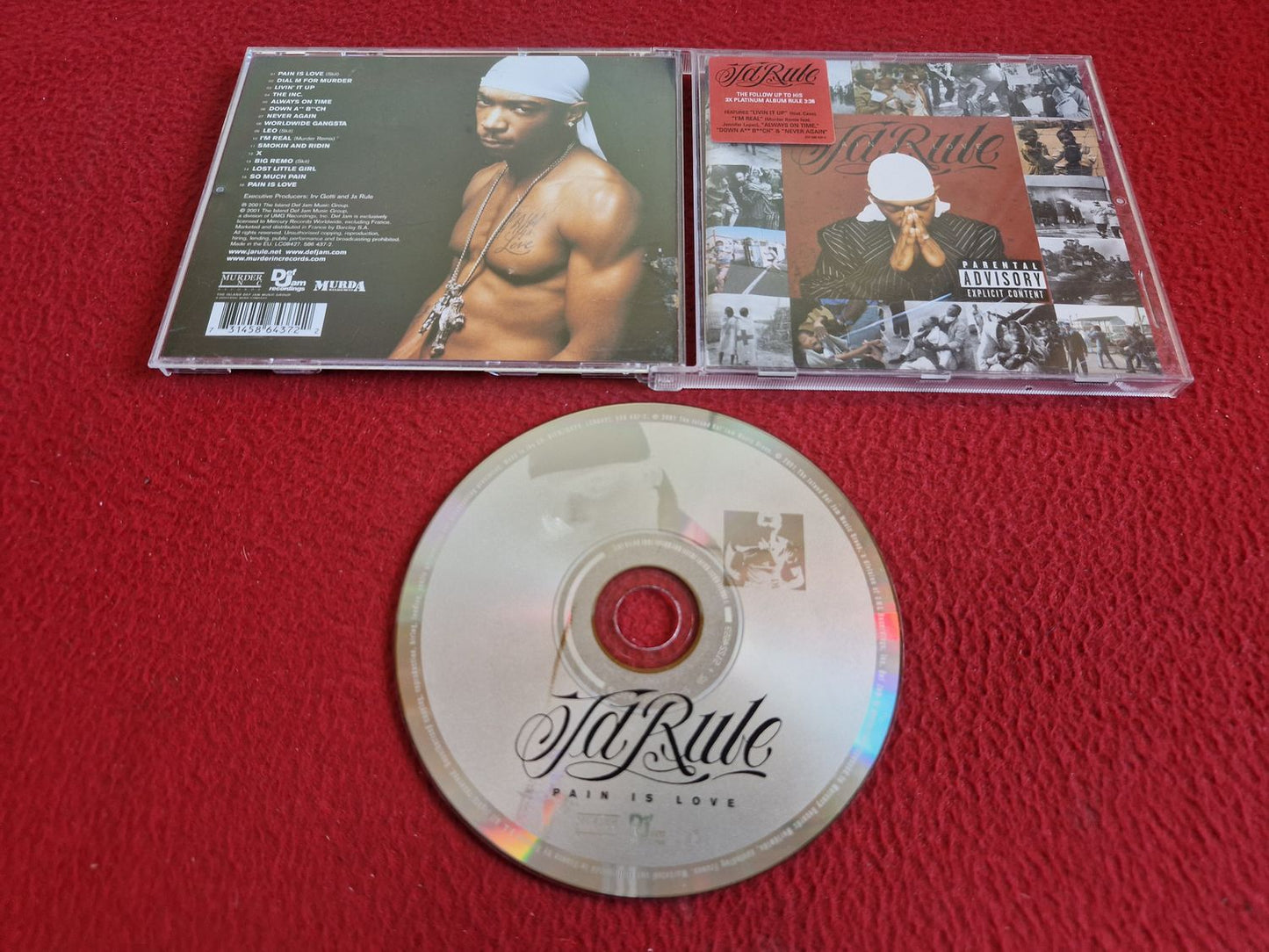 JA RULE PAIN IS LOVE CD