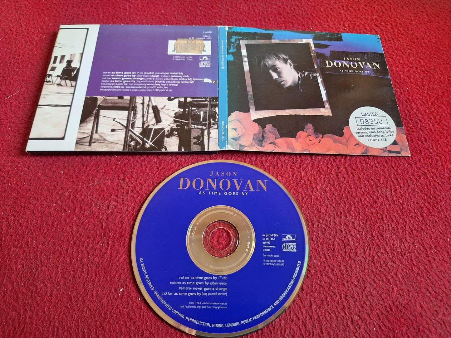 JASON DONOVAN AS TIME GOES BY CD