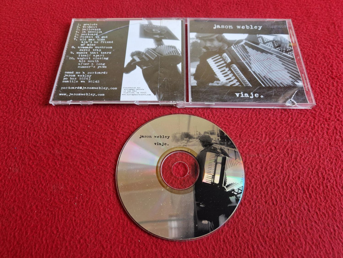 JASON WEBLEY VIAJE CD
