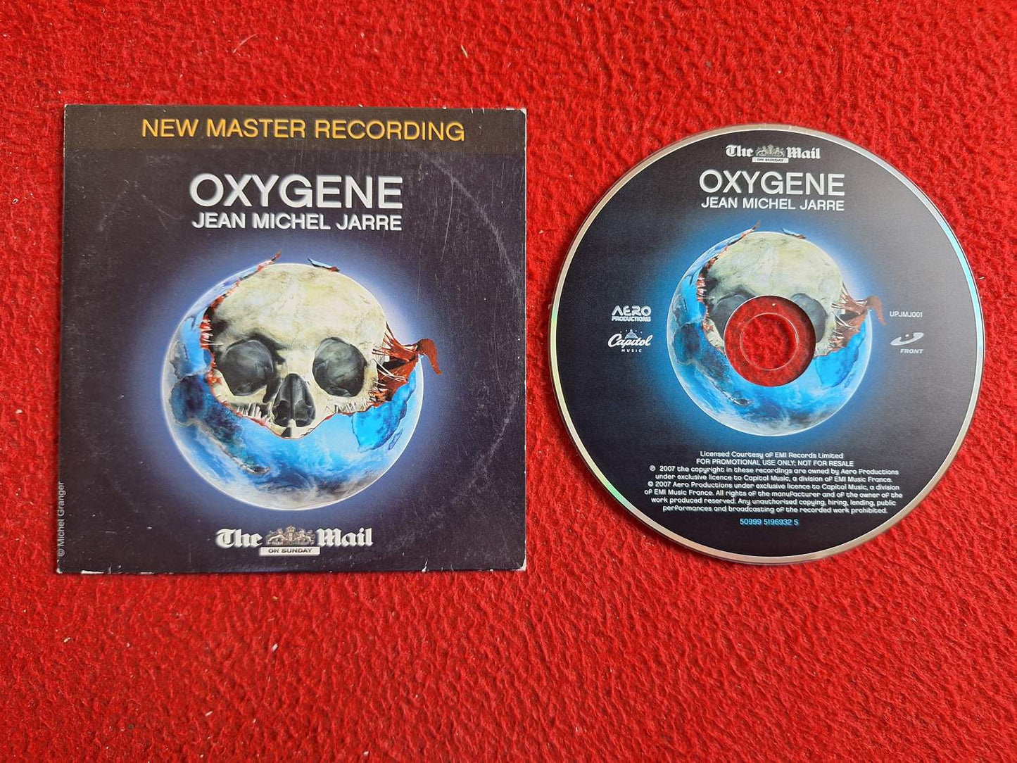 JEAN MICHEL JARRE OXYGENE NEW MASTER RECORDING [ THE MAIL ] CD