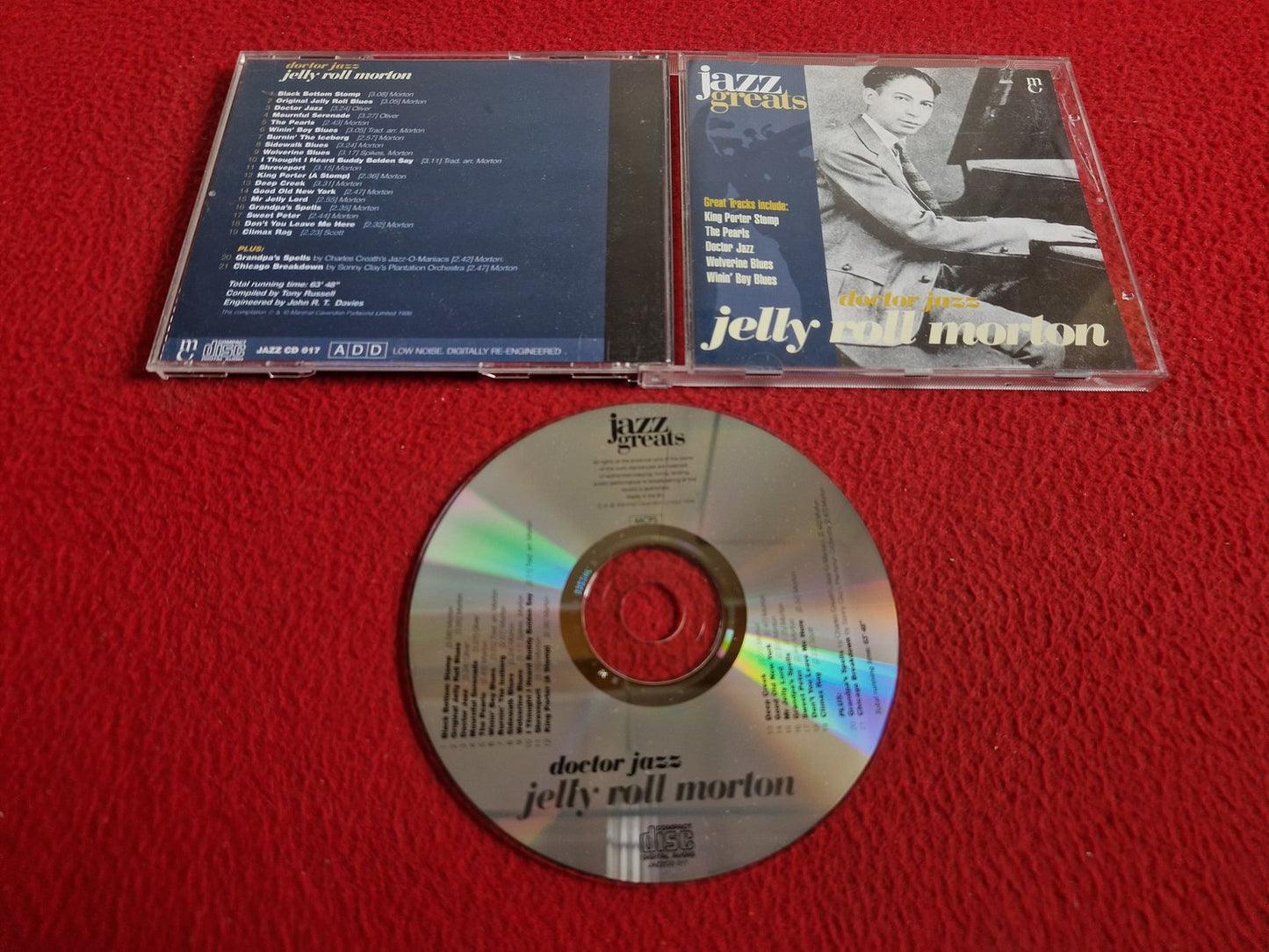 JELLY ROLL MORTON DOCTOR JAZZ CD