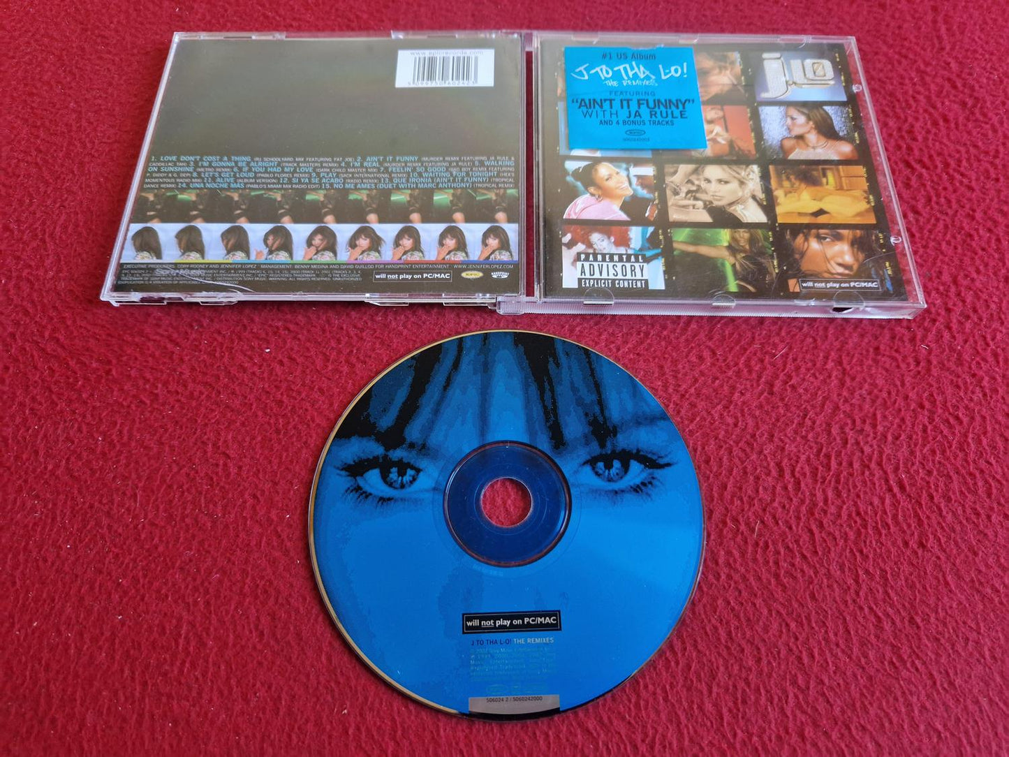 JENNIFER LOPEZ J TO THA L-O!: THE REMIXES CD