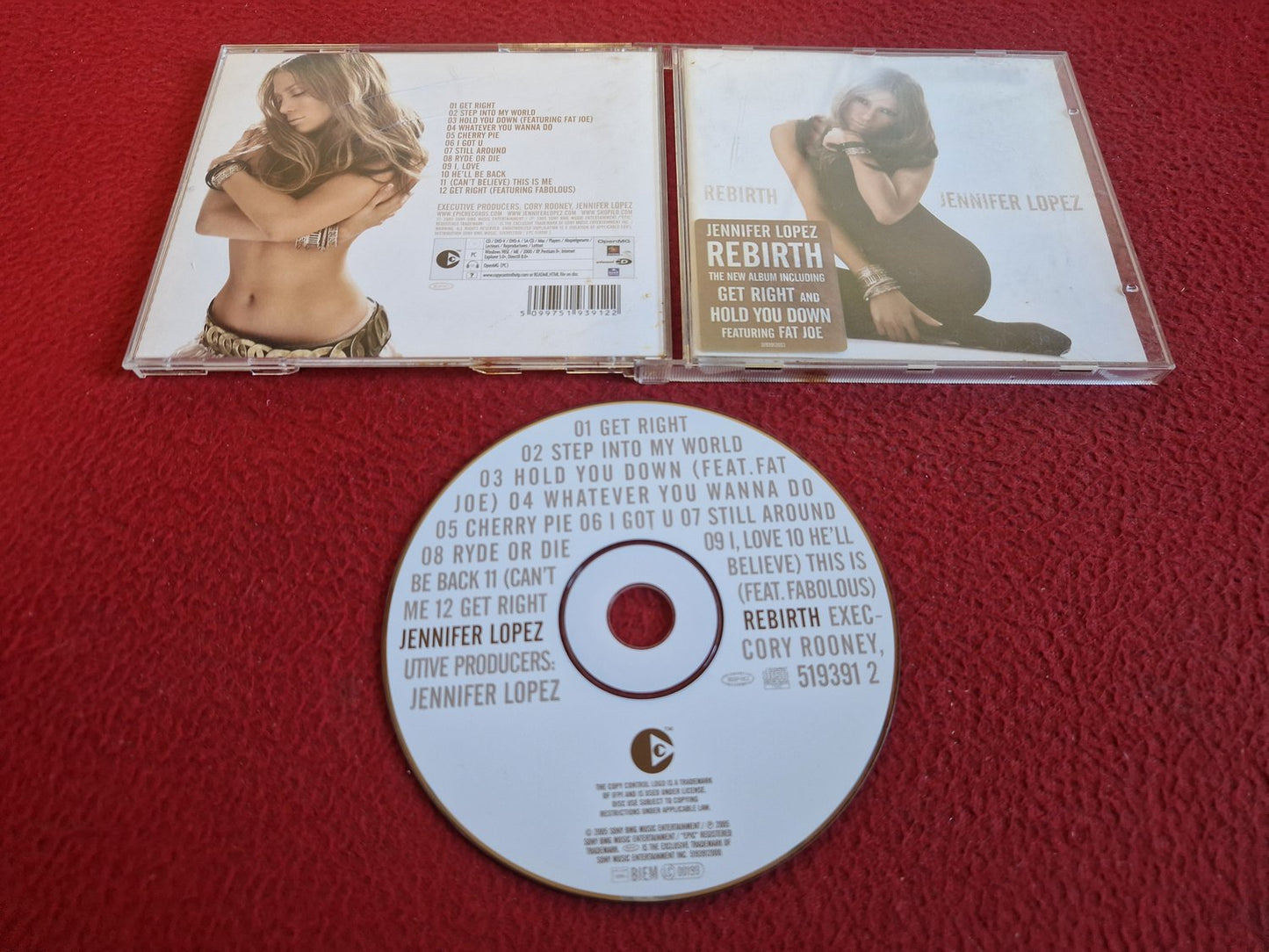 JENNIFER LOPEZ REBIRTH CD